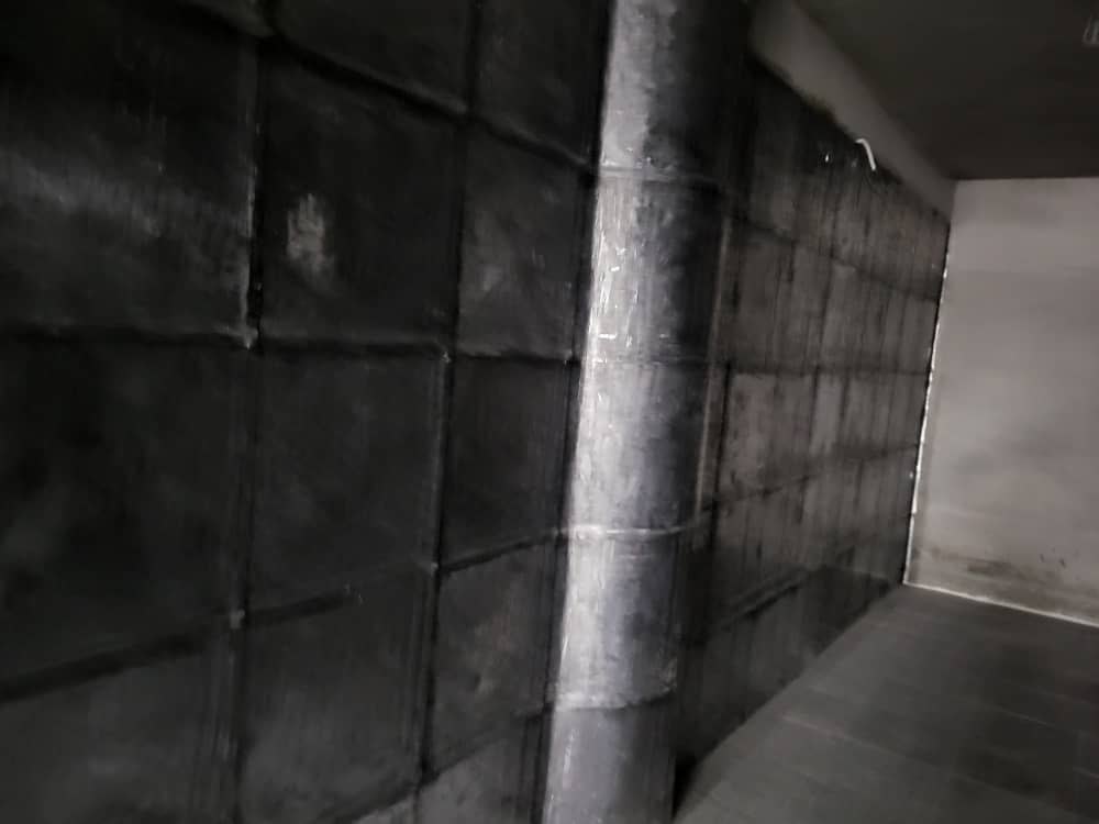 Shielding preparation on imaging room walls